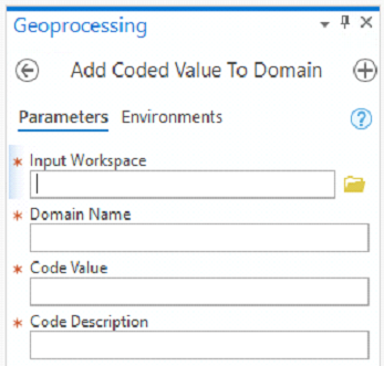 Add Coded Value to Domain